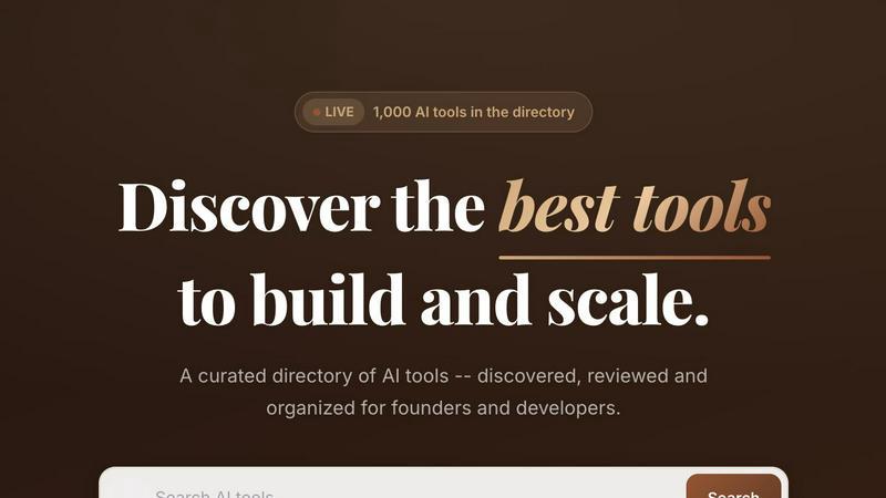 Directory For AI application interface and features
